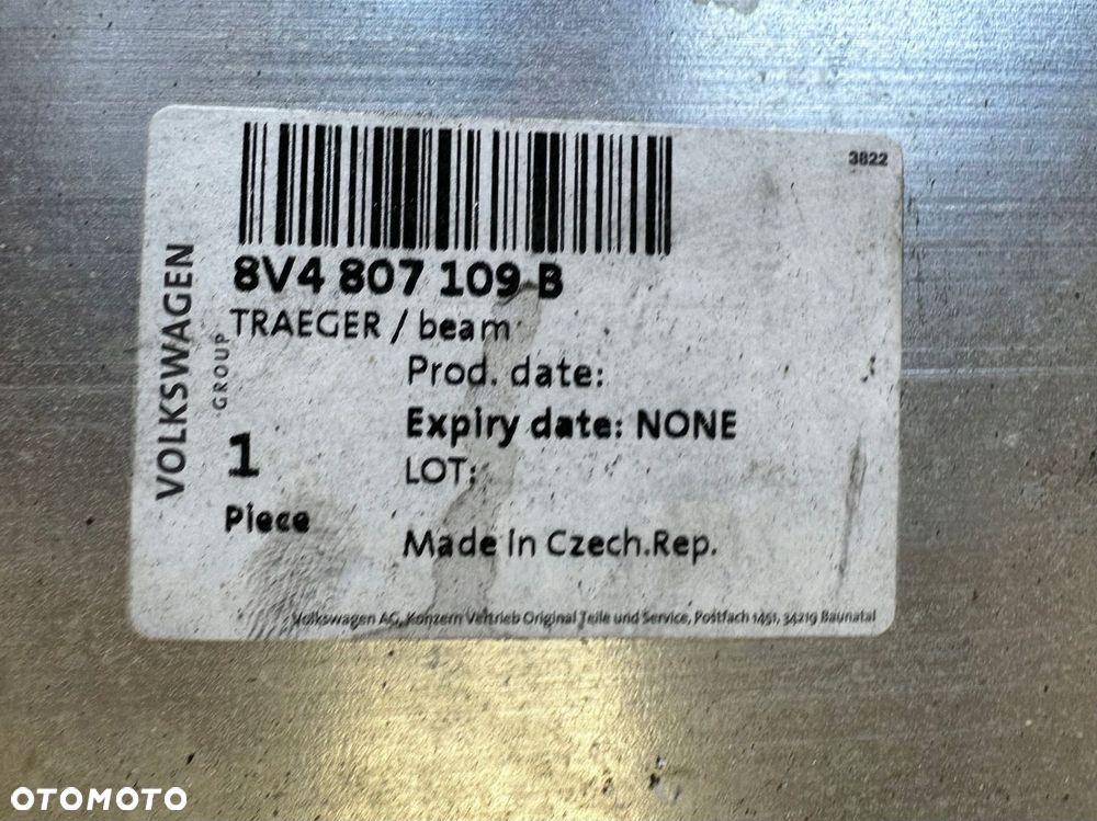 BELKA ZDERZAKA PRZÓD AUDI RS3 8V AUDI A3 III 8V4807109B - 6