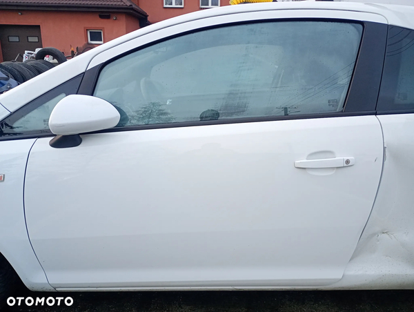 OPEL CORSA D 3D Z474 drzwi lewe przednie przód kierowcy