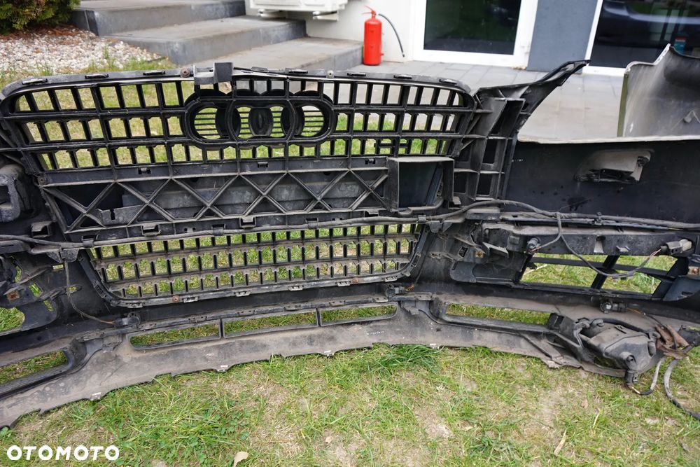 MASKA ZDERZAK BŁOTNIKI LAMPY Q7 4L LIFT LZ5Q  AUDI 2009-2015 CZARNY PRZÓD KOMPLETNY - 38