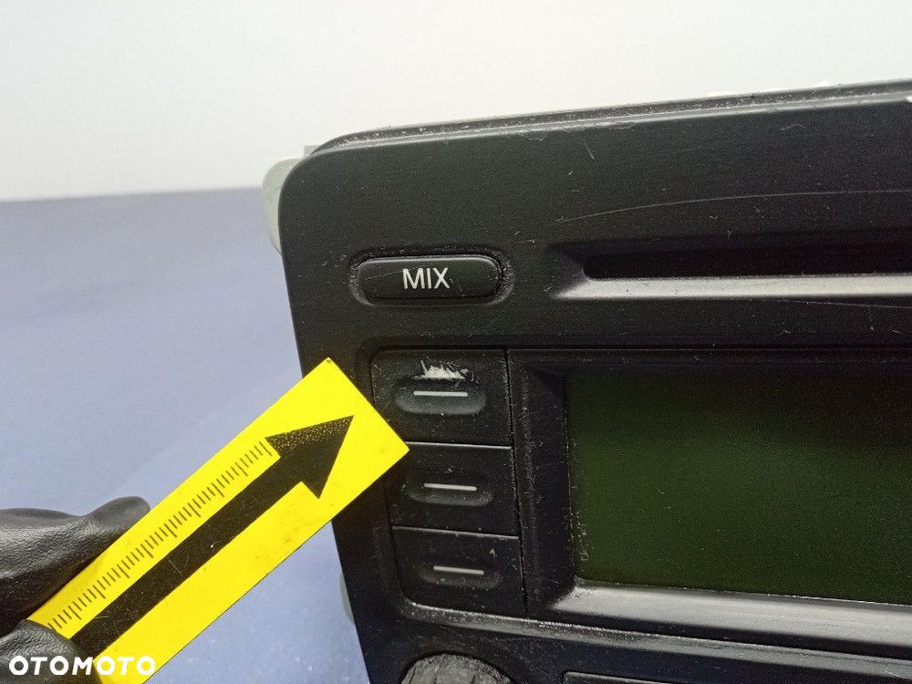 VW GOLF V 03-09 RADIO CD FABRYCZNE OEM 2DIN - 7