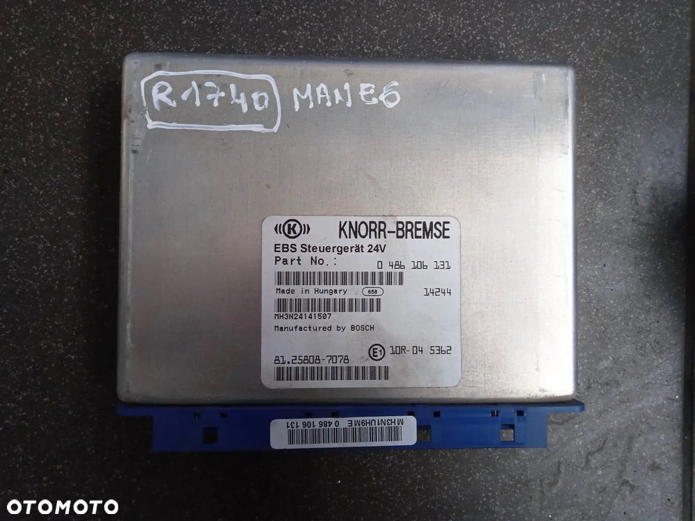 Sterownik komputer EBS 81.25808-7078 Man TGX 18.440 13XB904 Euro 6 - 1