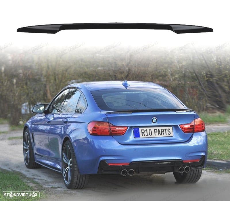 AILERON BMW F36 13-18 LOOK M PERFORMANCE PRETO MATE - 1