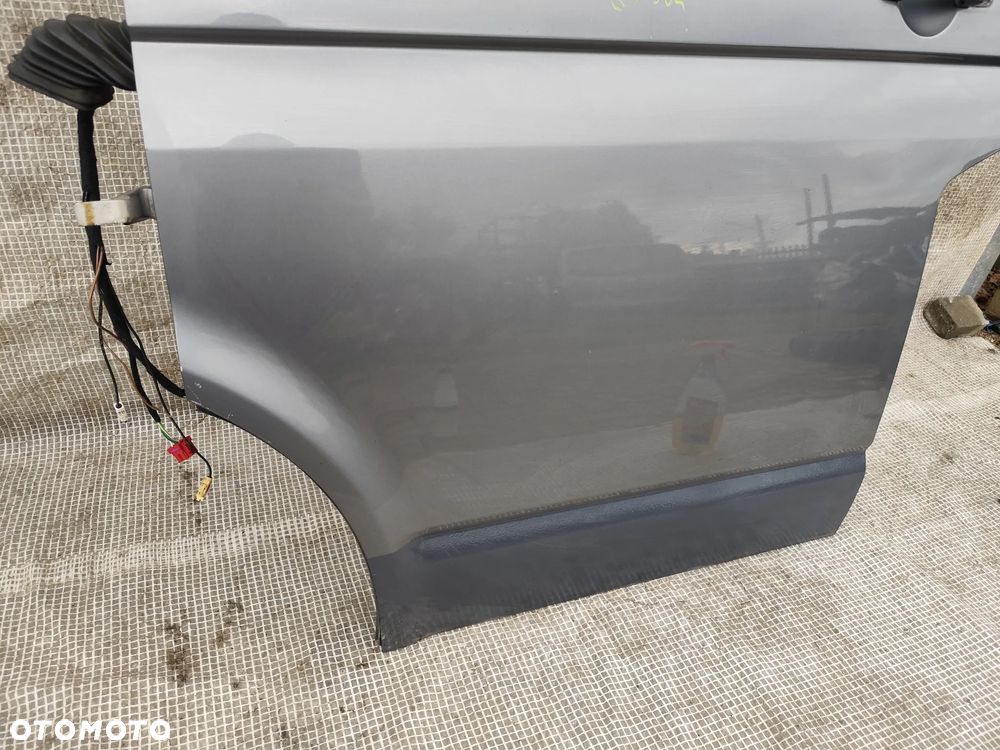 VW Transporter T5 T6 Multivan Drzwi Lewe Przód Kompletne Szare LH7W - 6