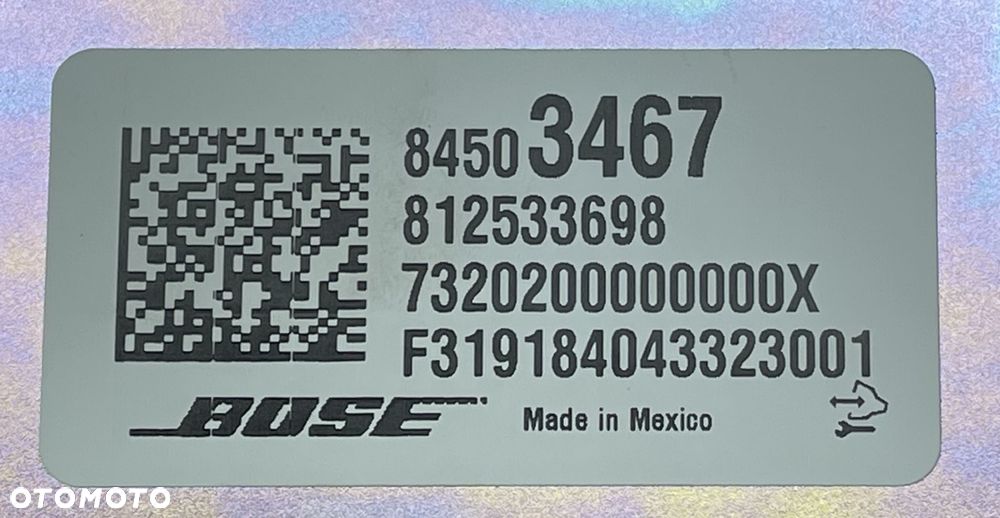 P8 GMC YUKON XL DENALI IV 2015 - WZMACNIACZ AMPLITUNER BOSE 84503467 - 3