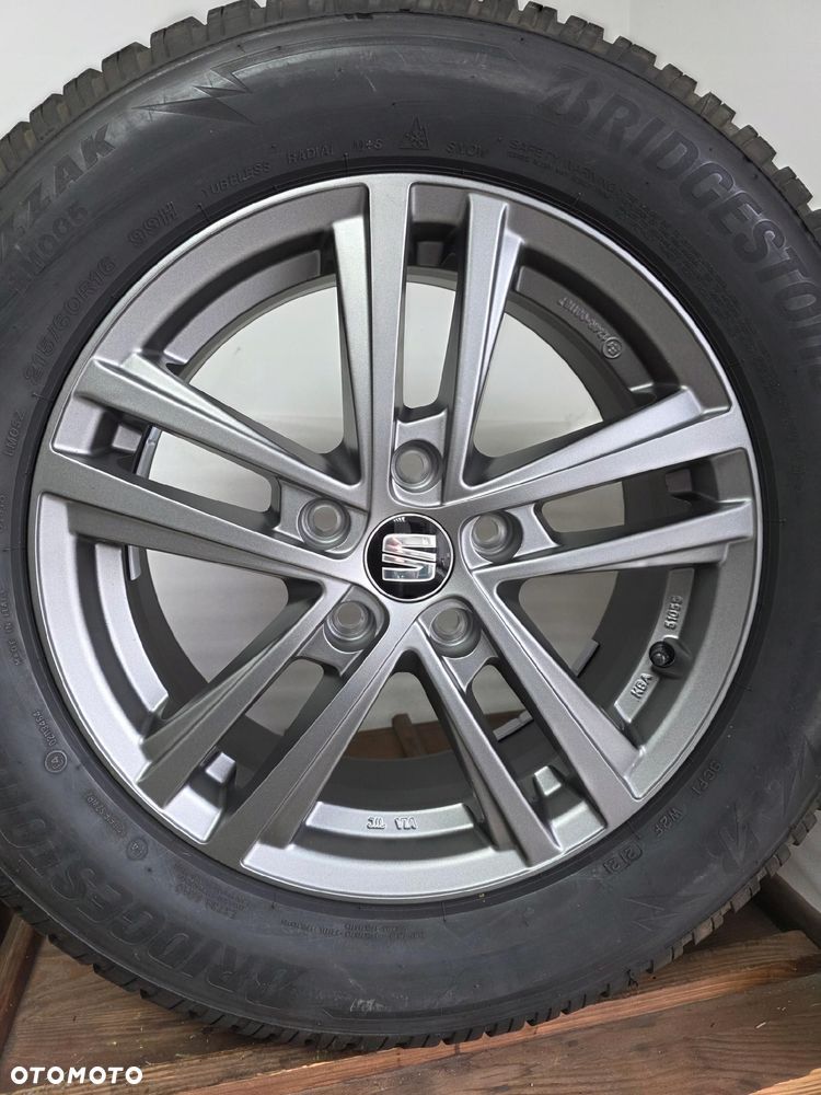 Grafitowe Koła Seat Ateca Skoda Karoq Bridgestone 215/60R16 16 2021 - 6