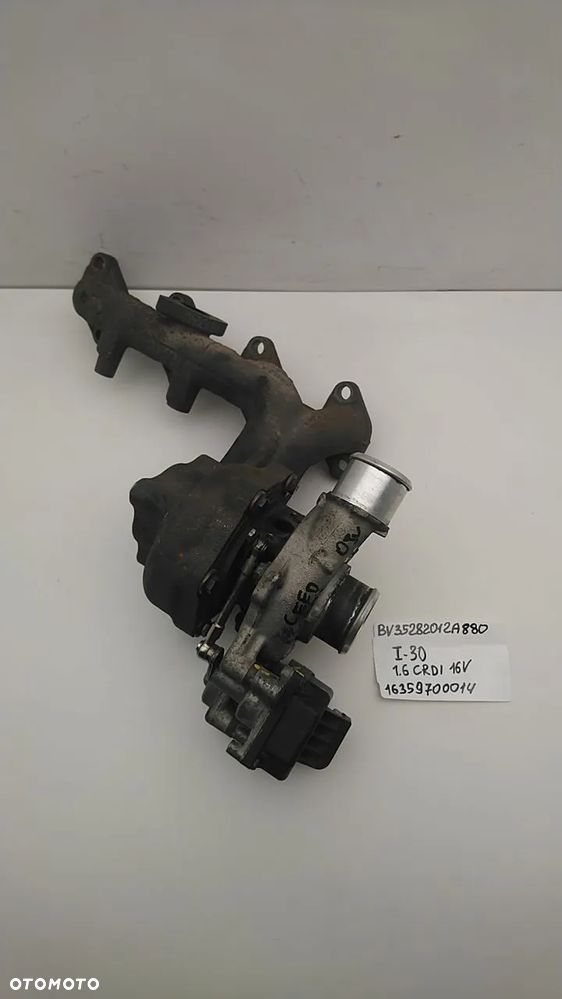 TURBOSPRĘŻARKA KIA CEED HYUNDAI I30 1.6 CRDI - 1