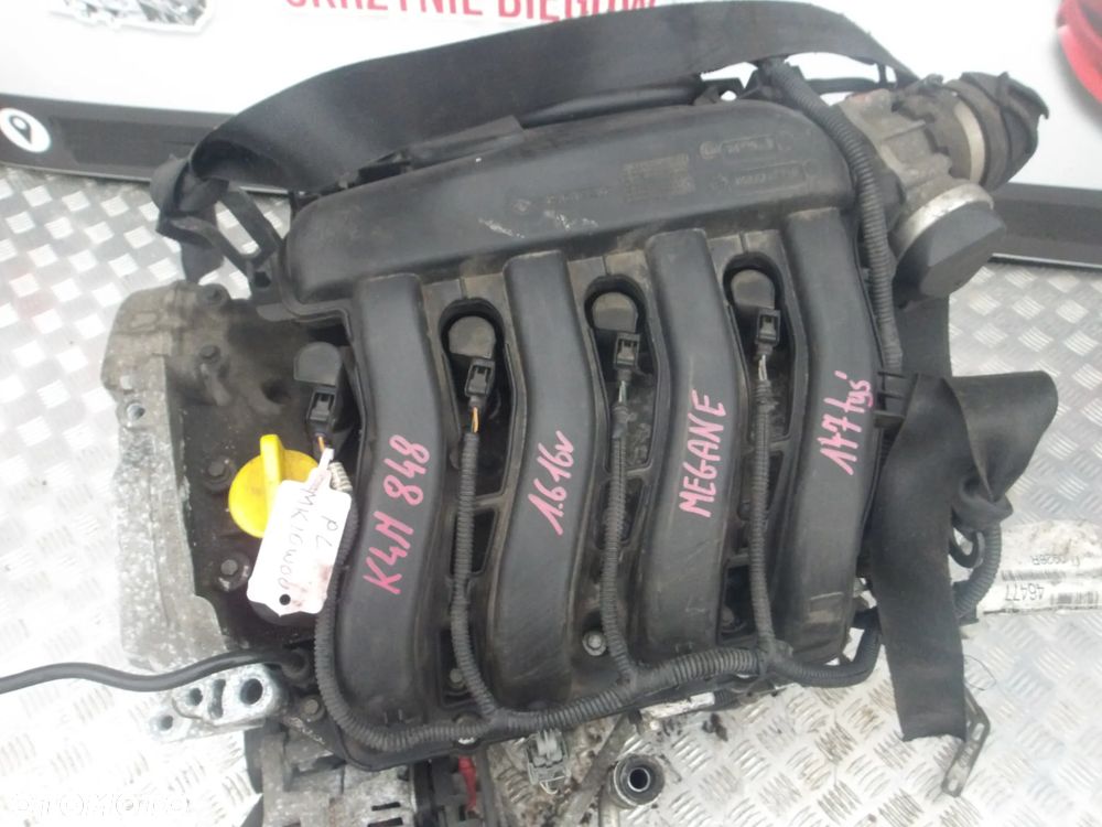 SILNIK RENAULT MEGANE 1.6 16V K4M848 147 TYS - 2