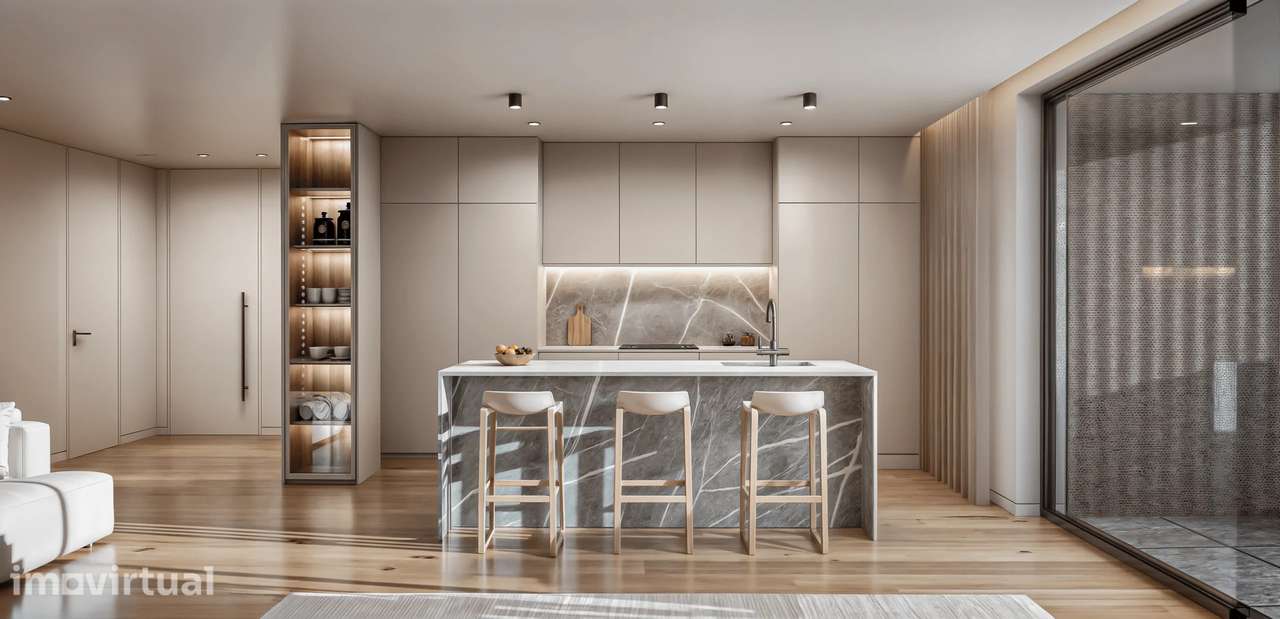 Apartamento T3 Novo com Varanda e Garagem - Grande imagem: 4/9