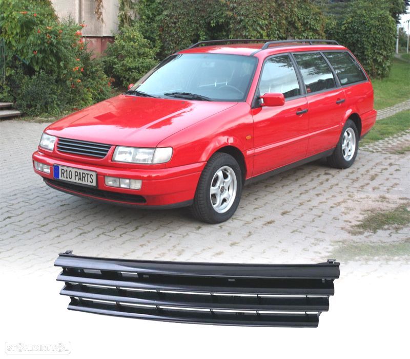 GRELHA FRONTAL VOLKSWAGEN VW PASSAT 93-97 PRETA - 1