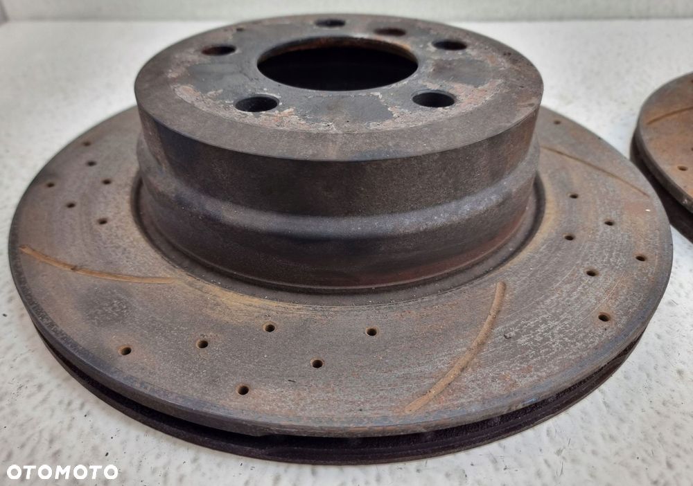 bmw x5 e70 lift 10-13 3.0 diesel n57d tarcza tarcze hamulcowe tył 320mm - 6