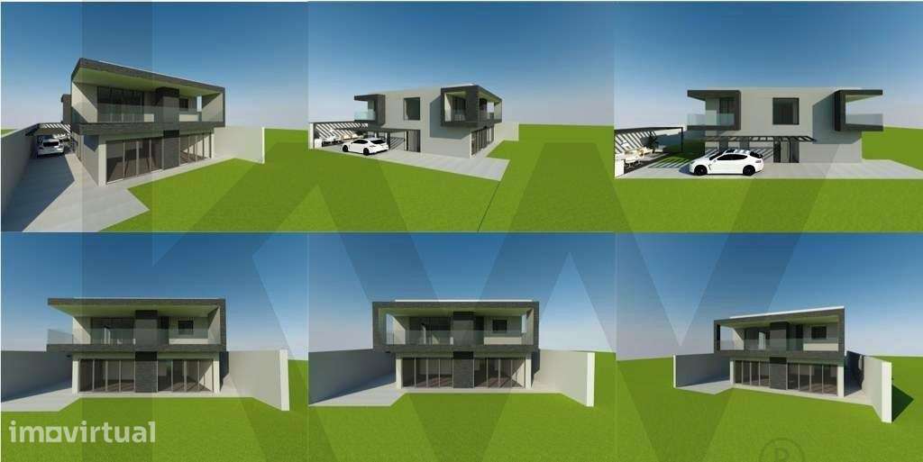Lote de Terreno com Obra de Moradia Iniciada em Moninhos na Zona de Lo - Grande imagem: 2/11