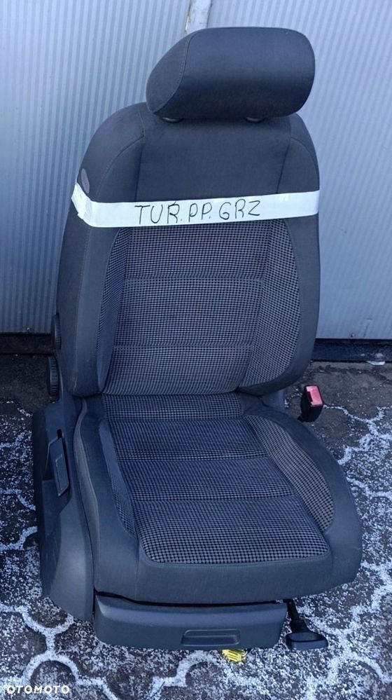 Touran I fotel przedni przód PRAWY EU podgrzewany Volkswagen - 2