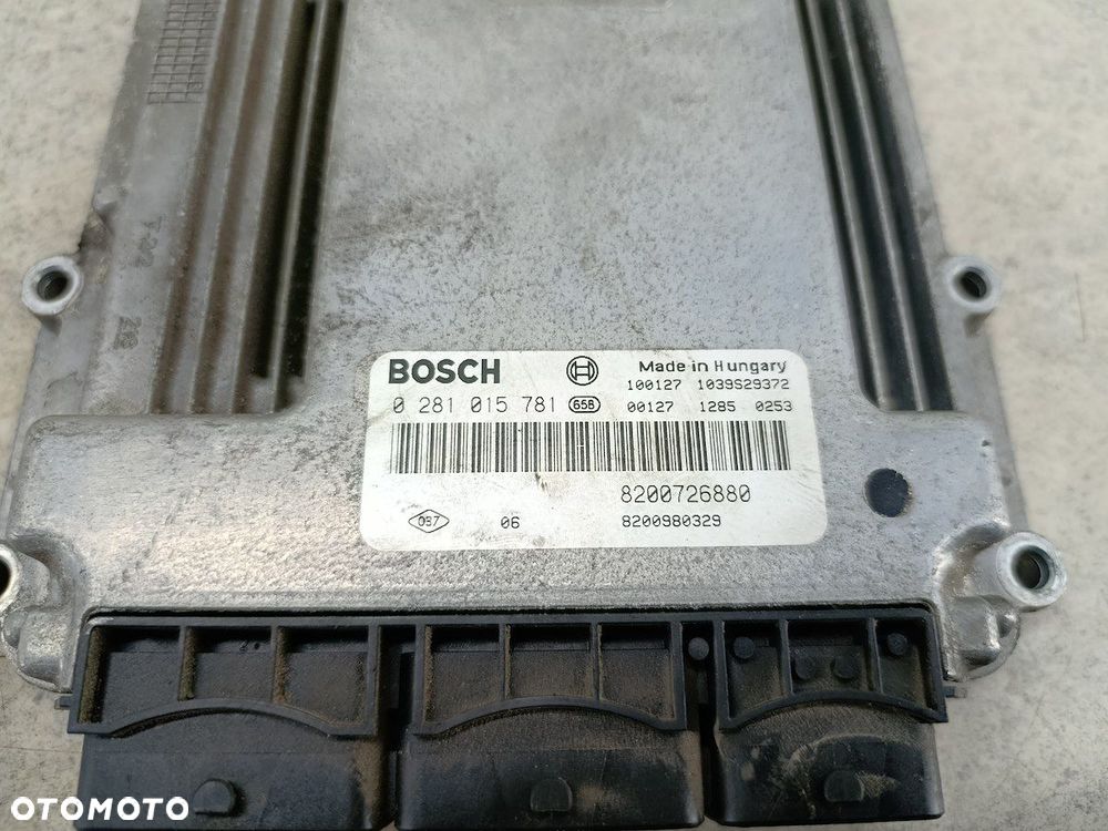 KOMPUTER, STEROWNIK RENAULT LAGUNA III 8200726880 0281015781  2.0 DCI 150KM - 3