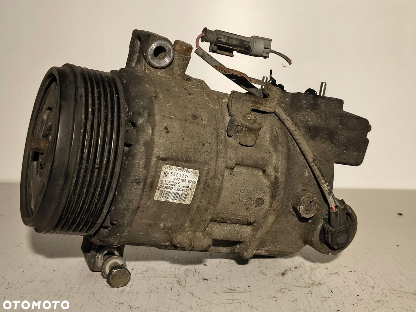SPRĘŻARKA KOMPRESOR KLIMATYZACJI BMW E90 E91 E87 2.0 D, 447190-6260 - 1