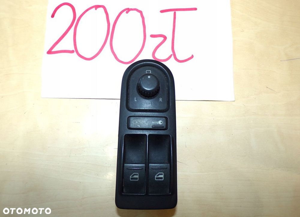 VW T5 CARAVELLE MULTIVAN 04- PANEL WŁĄCZNIK SZYB I LUSTEREK 7H5959539G - 1