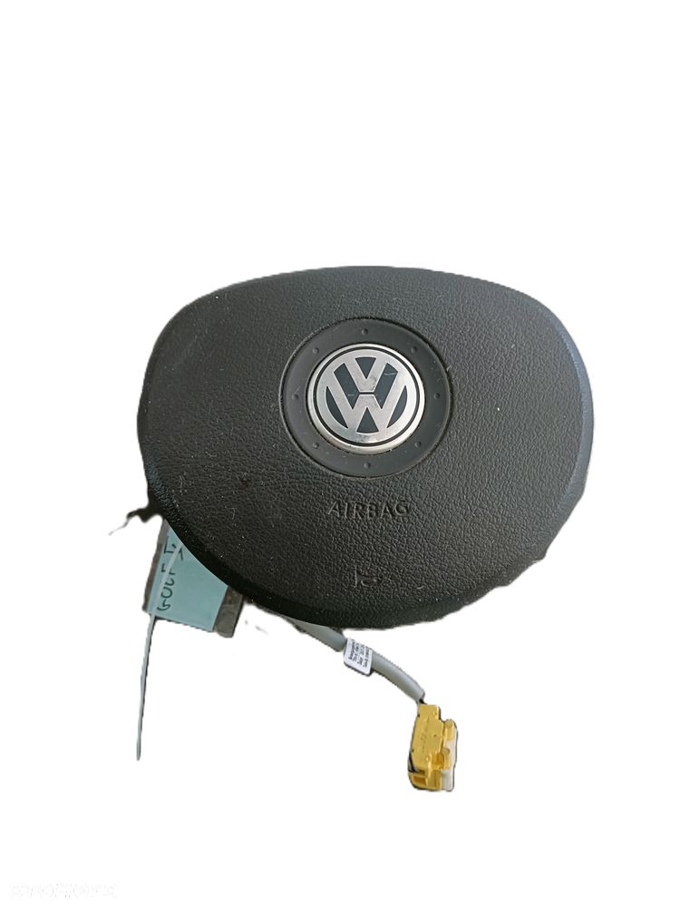 VOLKSWAGEN GOLF V 03-09 r. PODUSZKA POWIETRZNA AIRBAG KIEROWCY 1K0880201N + - 1