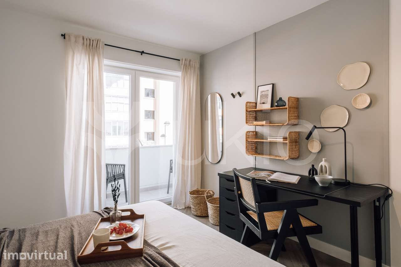 Apartamento T1 com varanda no Bairro Azul - Parque Eduardo VII - Grande imagem: 5/22