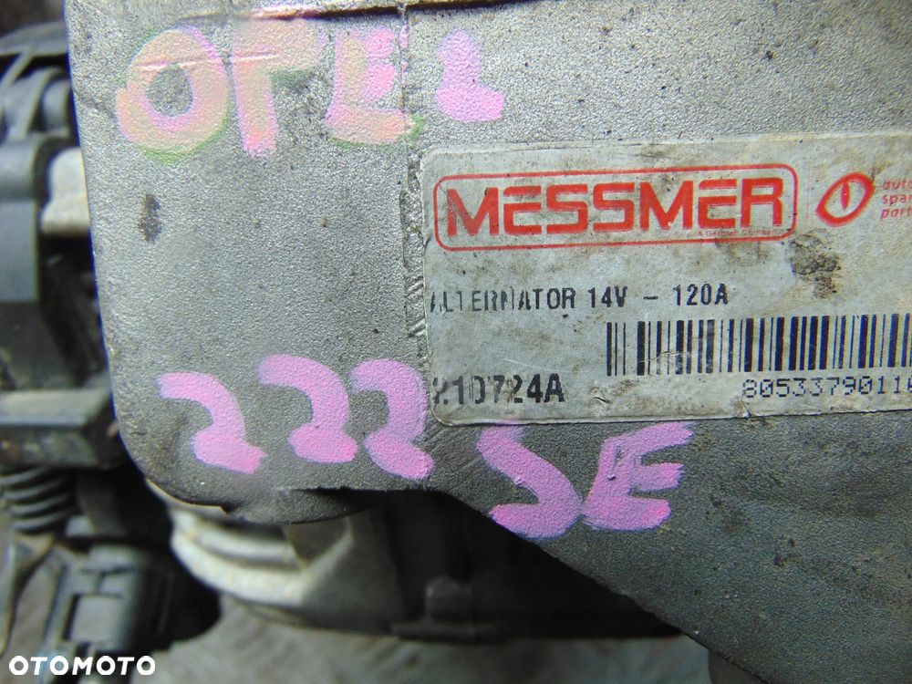 Alternator opel z22se vectra C signum 120 a - 2