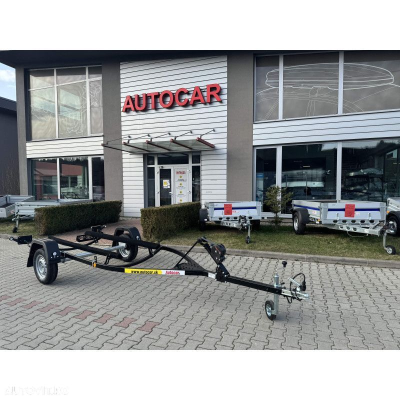 Autocar Remorca transport scuter nefranata cu o singura axa P750-skuter Lux - 1