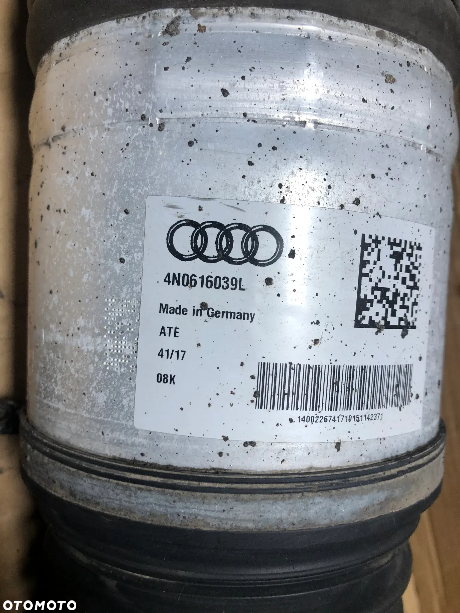 AMORTYZATOR PNEUMATYCZNY LEWY LUB PRAWY PRZÓD  AUDI A8 D5 4N0616039L  4N0616040L  gwa!!! - 2
