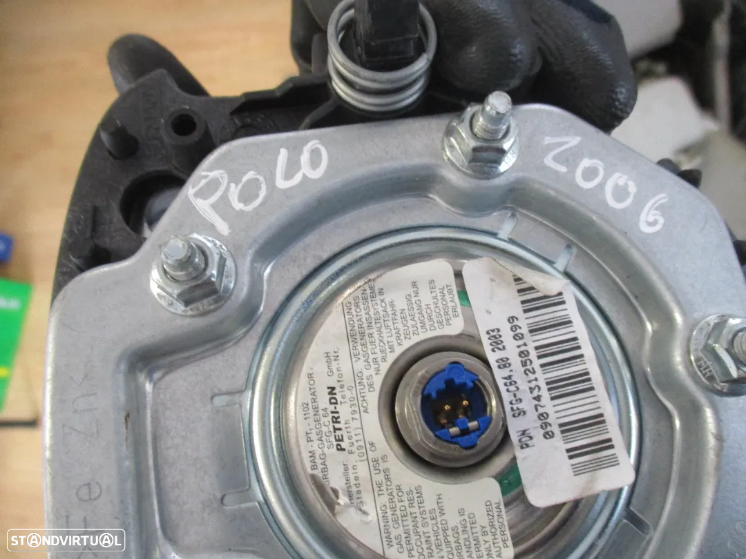 Airbag Volante VW Volkswagen Polo 2002 a 2008 - 3