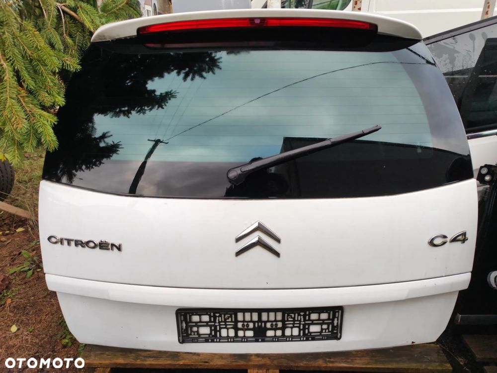 klapa tył bagaznika kompletna BIAŁA do Citroen C4 GRAND picasso 06-