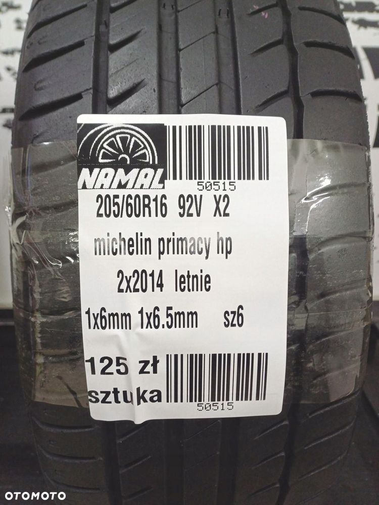 205/60R16 michelin opony letnie 6,5mm 50515 - 8