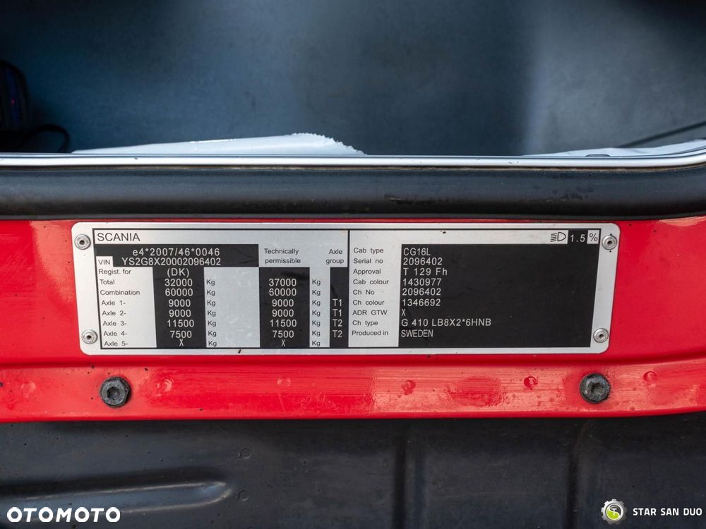 Scania G410 8x2 FASSI F800BXP.26 HDS Żuraw Fly Jib Wciągarka - 19