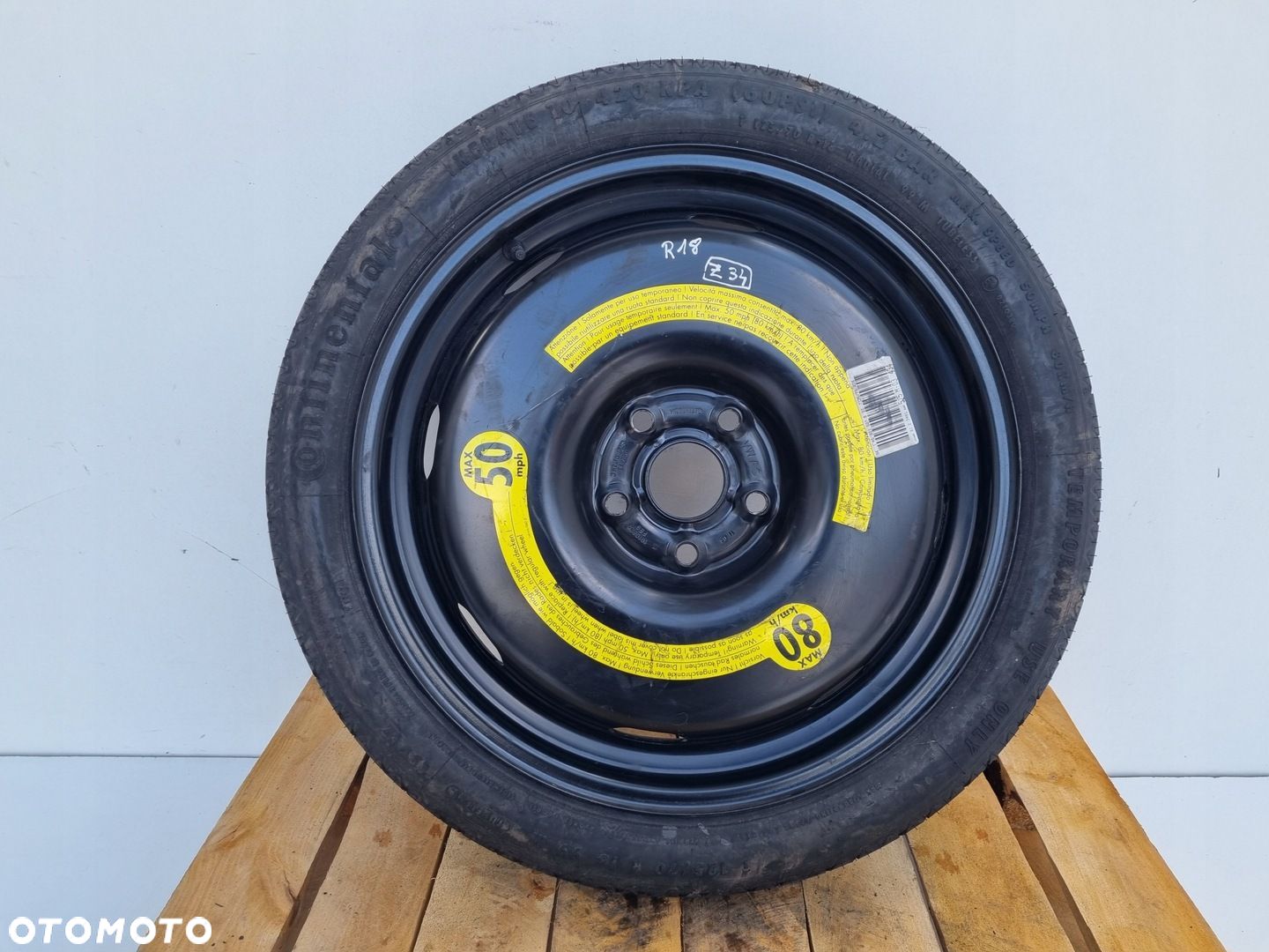 Audi Seat Vw Skoda KOŁO DOJAZDOWE dojazdówka 125/70 R18 1K0601027B - 1