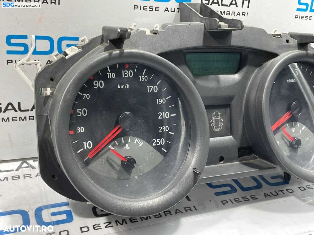 Ceas Ceasuri Cluster Instrumente Bord Renault Megane 2 1.5 1.9 DCI 2002 - 2008 Cod 8200399693D 8200399693 [L4695] - 5