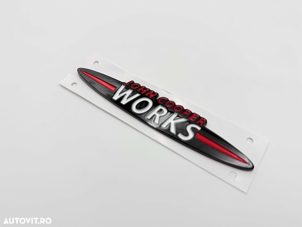 Emblema MINI COOPER John Cooper Works negru - 1