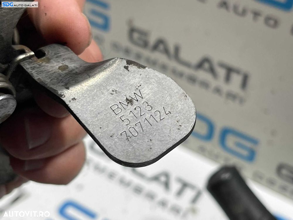 Mecanism Cui Carlig Blocare Inchidere Incuietoare Clapeta Deschidere Capota Motor BMW Seria 1 E81 E87 2004 - 2011 Cod 7071124 [B3475] - 5