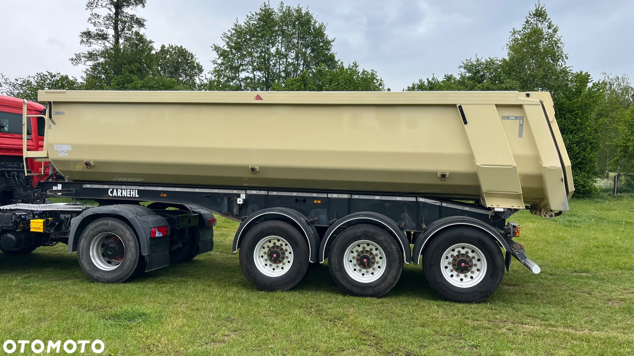 Carnehl Naczepa Wywrotka, 4750 kg!! 3 Osie , Aluminiowa , Oś SAF , Aluminiowe felgi - 4