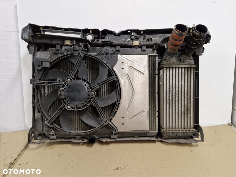 citroen c3 aircross i 1 1.2 thp pas przedni chłodnice intercooler wentylator 9809080880 - 10