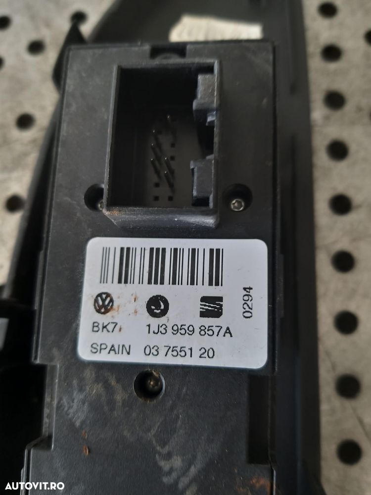 Bloc butoane geamuri stanga fata skoda fabia 1 6y 1j3959857a - 3