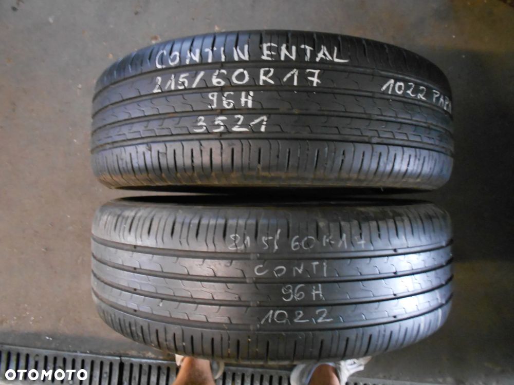 OPONY  215/60r17 Continental Eco Contact 6 DOT 1022 / 3521 7.4MM - 1
