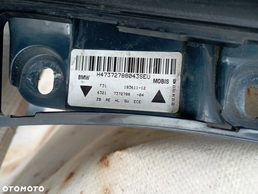 KOMPLET LAMP TYLNYCH BMW F30/F31 dymione stan bdb - 12