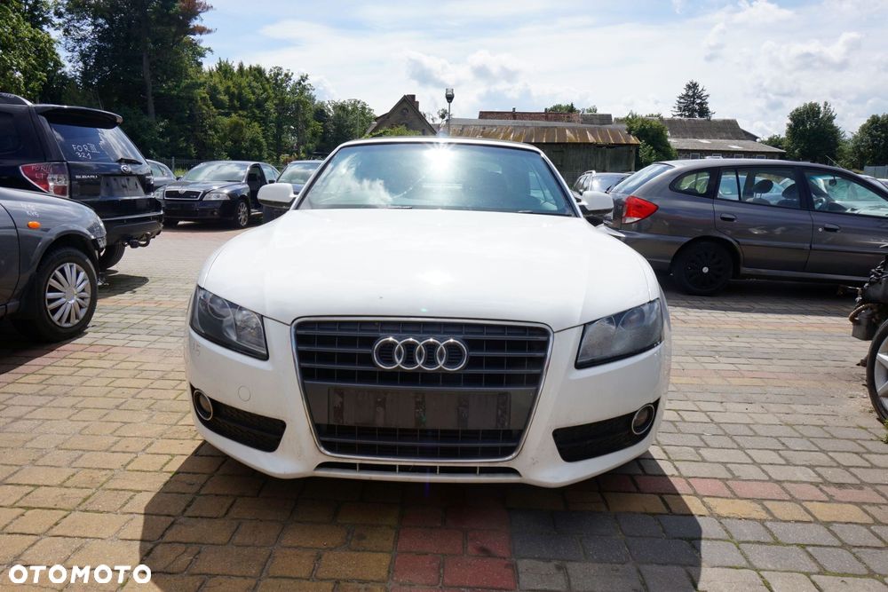 MASKA ZDERZAK BŁOTNIKI LAMPY A5 I 8T LY9C  AUDI 2007-2016 BIAŁY PRZÓD KOMPLETNY - 1