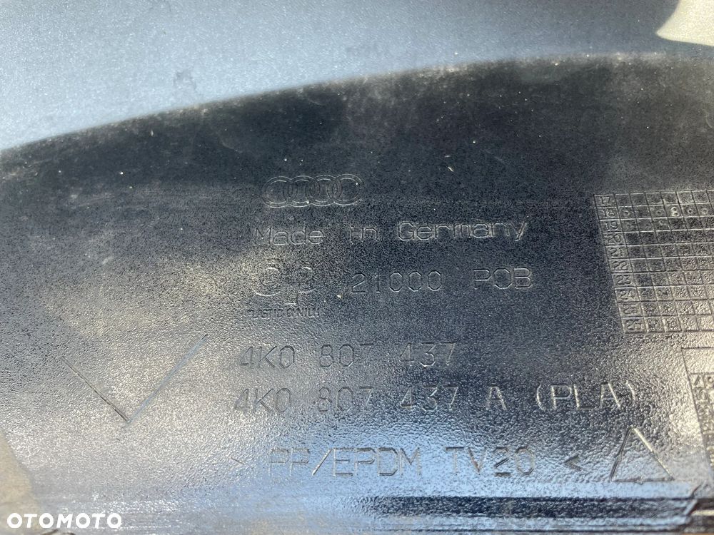 Oryginalny Zderzak Przedni Audi A6 C8 4K 4K0 Spryski PDC Grill Kratka - 13