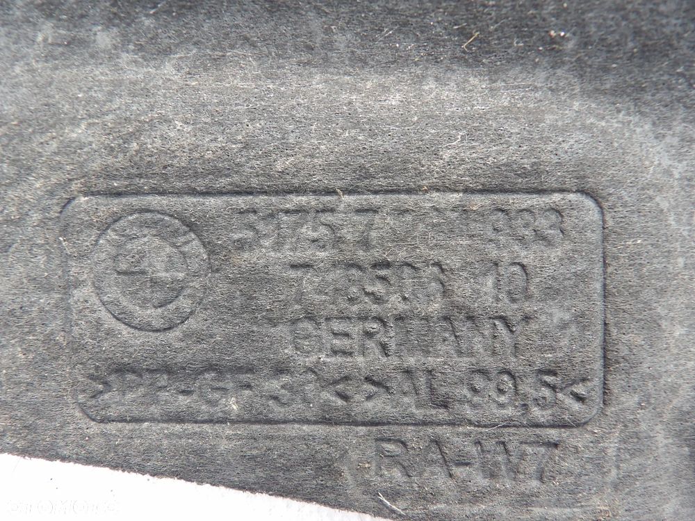 BMW - F10,F11 - OSŁONA POD SKRZYNIĘ - 7485061 - 2
