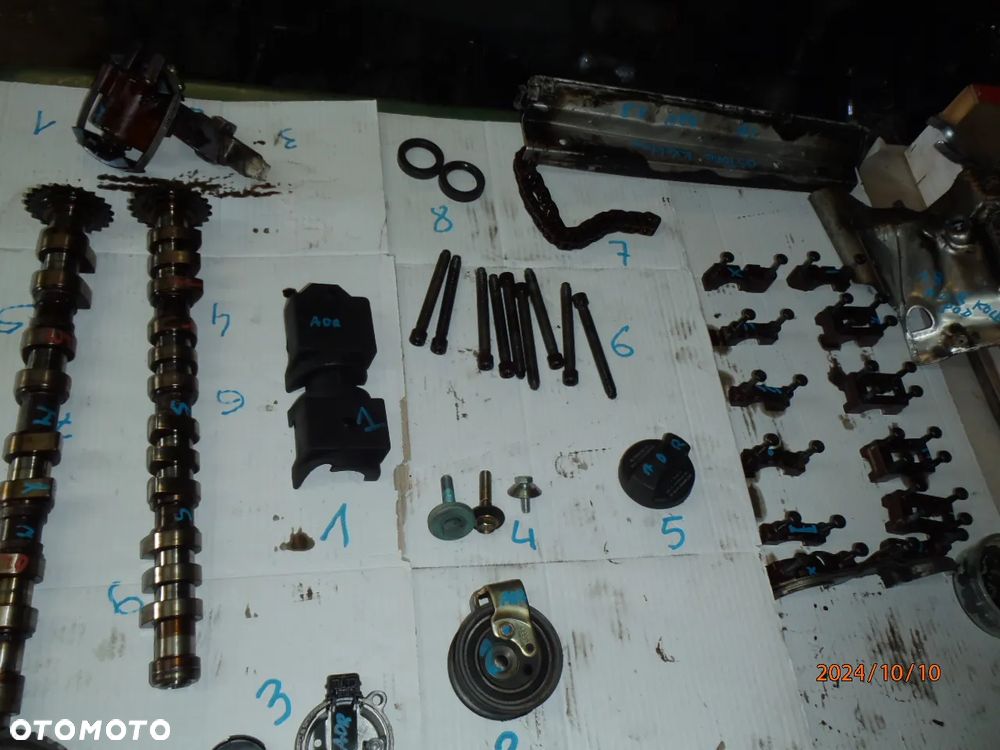 silnik wałek wałki ssący  obudowa wałka vw passat b5 audi a4 skoda seat 1.8 20v adr 058 103 373 d bez egr turbo jak nowy - 29