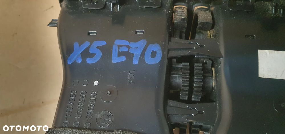 Kratka nawiewu powietrza tył tylna w tunel BMW X5 E70 6954953-09 - 8