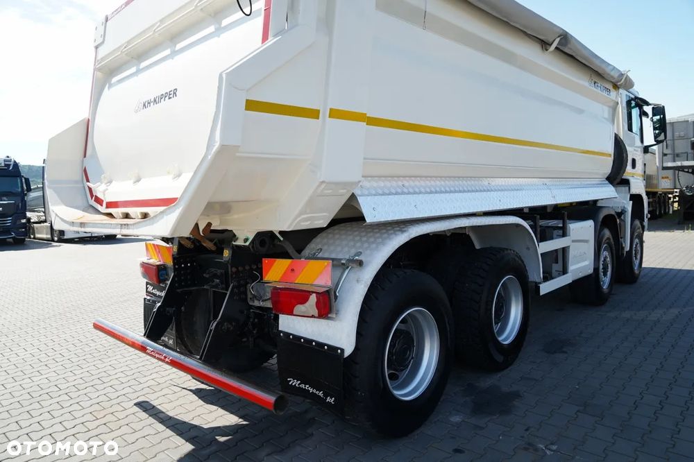 MAN TGS 41.460 / 8x8 / WYWROTKA TYLNOZSYP / MANUAL / KH-KIPPER / EURO 6 / 2019 ROK / PO KONTRAKCIE SERWISOWYM - 16