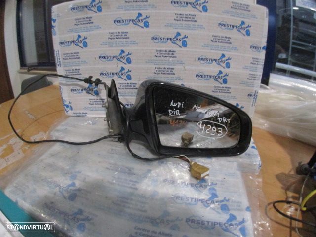 Espelho Esp4293 AUDI A4  8E FASE 1 2003 1.9TDI 130CV 4P PRETO DRT ELETRICO 5 PINOS - 1