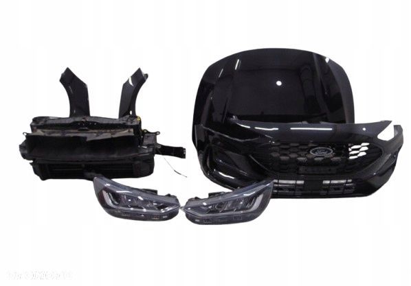 KOMPLETNY PRZÓD MASKA ZDERZAK LAMPY CHŁODNICE FORD FOCUS MK4 LIFT ST 2.3 - 1