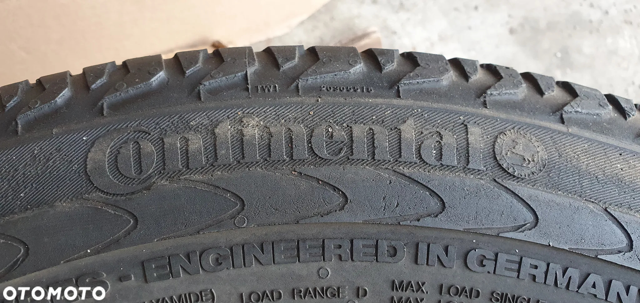 2X Opony Continental Vanco 2 205/65 R16C 5mm 5011 - 5
