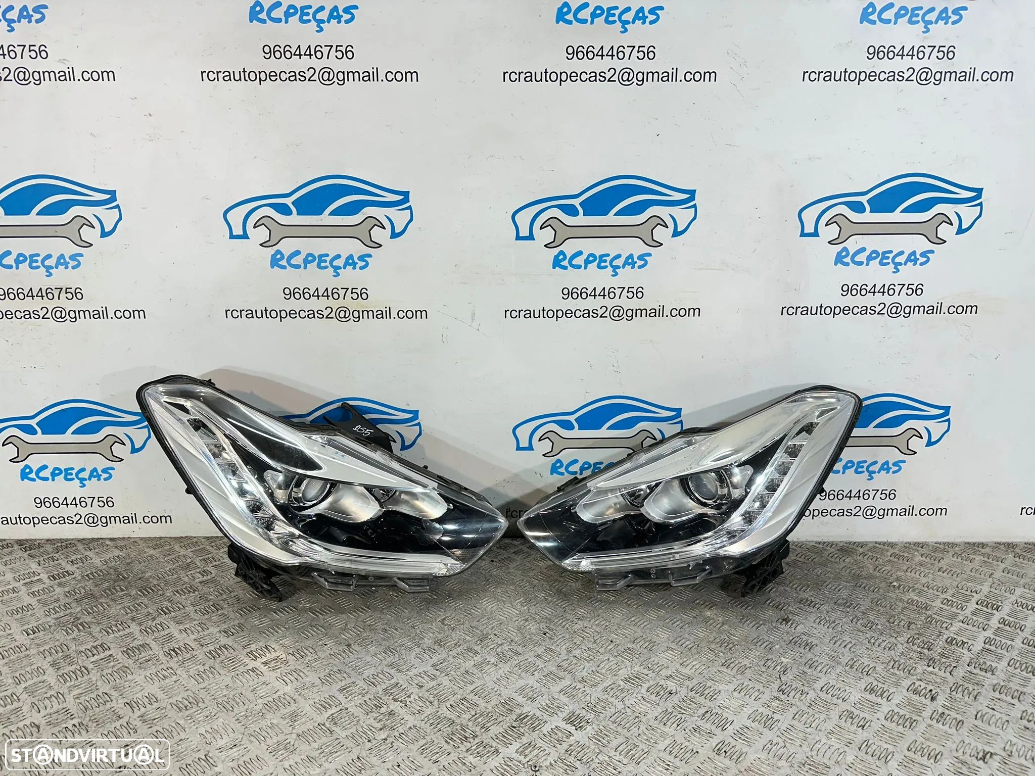 .Conjunto Farois Otica Frente Frontal Xenon Originais PSA Citroen DS DS5 2011 - 2018 - 1