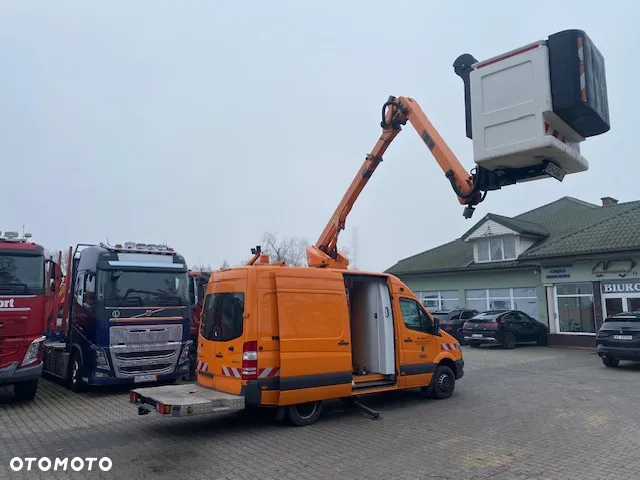 Mercedes-Benz Sprinter / podnośnik koszowy / zwyżka Palfinger PD140 V wysokość robocza 14 m z Niemiec - 9