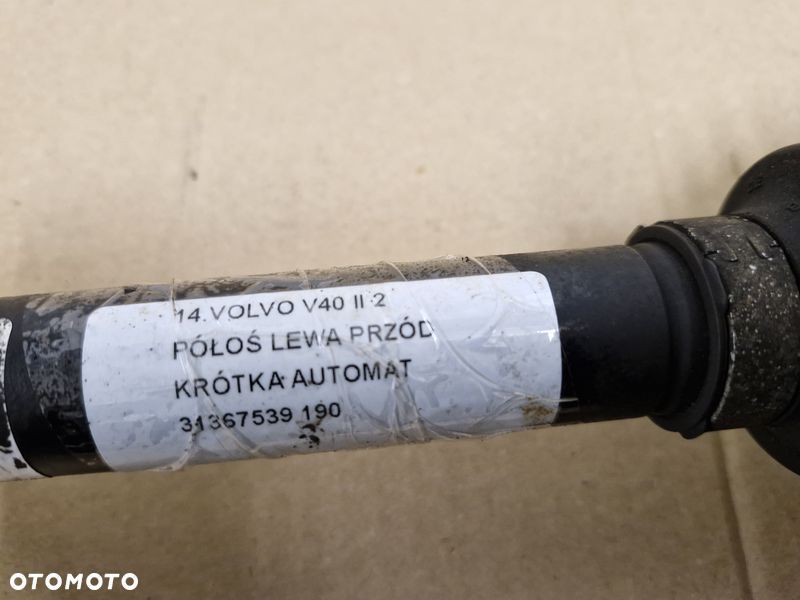 volvo v40 ii 2 półoś lewa przód krótka automat 31367539 - 5