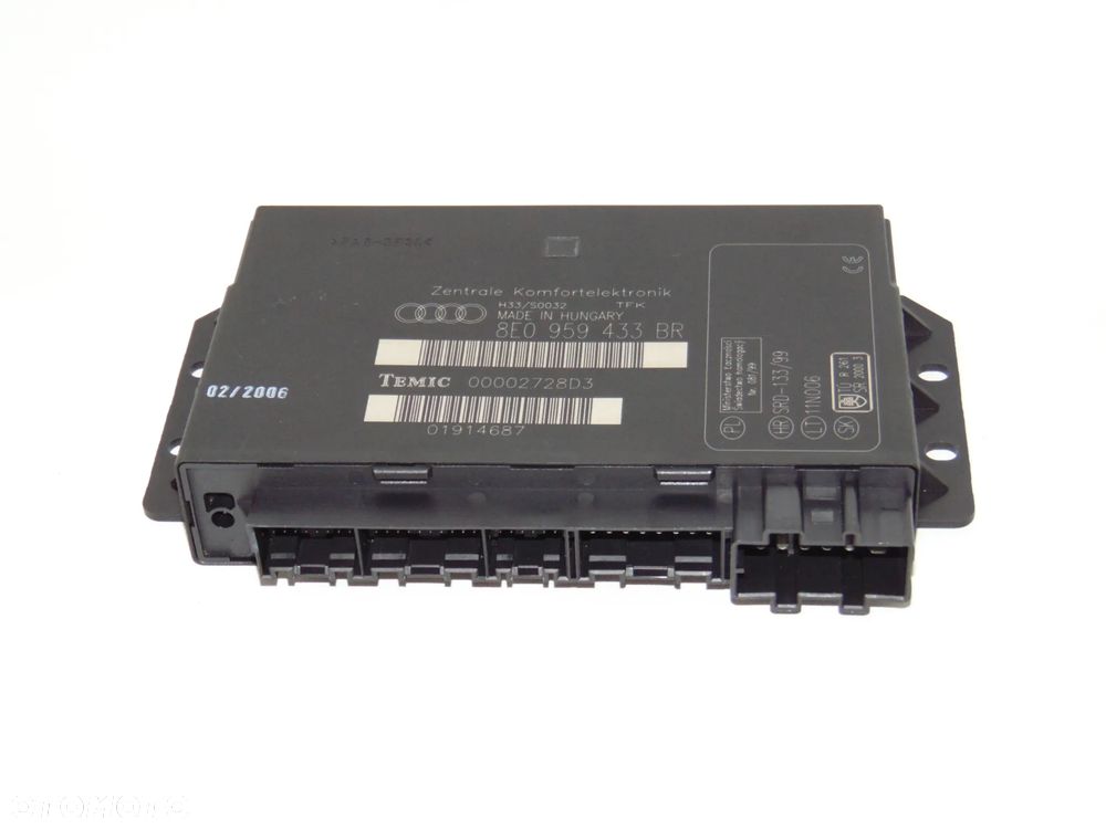 ORYGINAŁ moduł komfortu 8E0959433BR Audi A4 B7 , 04-08r - 4